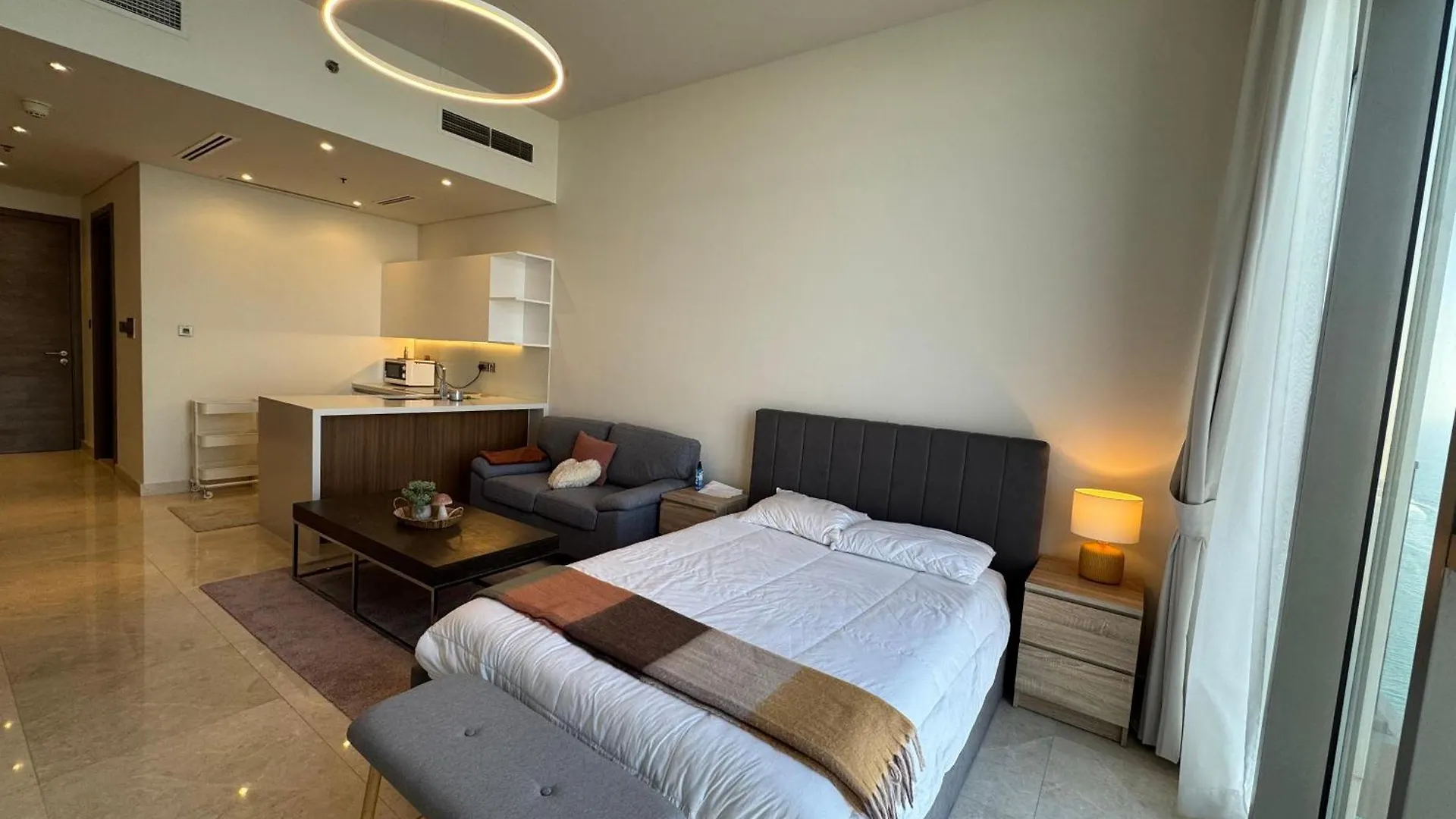 Modern Studio With Sea View Anwa By Omniyat Dubai Maritime City - Al Sarya Holiday Homes Apartment