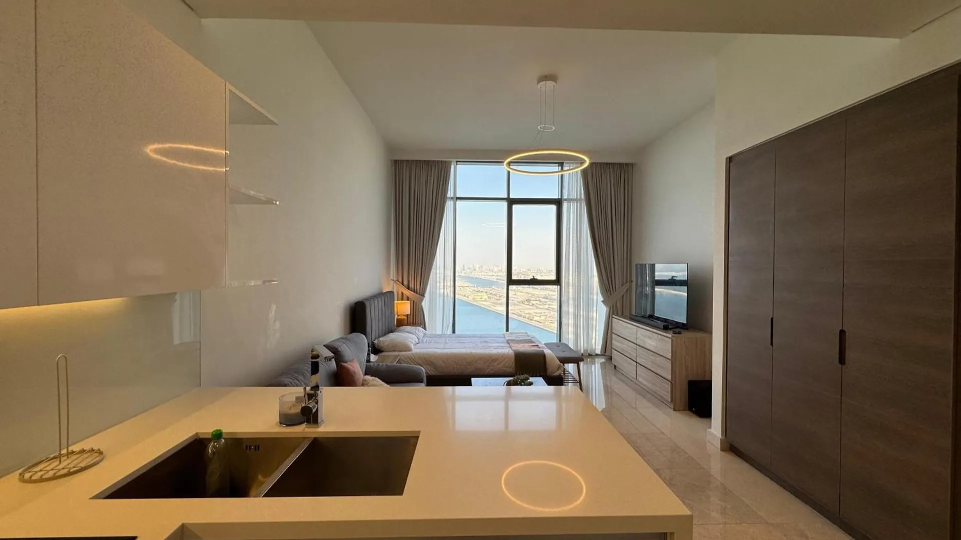 Apartament Modern Studio With Sea View Anwa By Omniyat Dubai Maritime City - Al Sarya Holiday Homes Zjednoczone Emiraty Arabskie